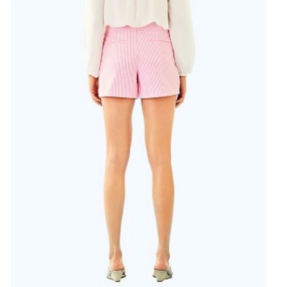Lilly Pulitzer Callahan Seersucker Party Shorts - Picture 4 of 7